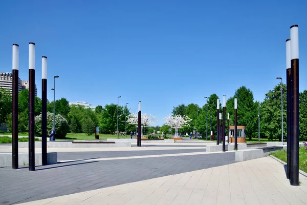 Moscou Rússia Maio 2018 Parque Sadovniki Distrito Administrativo Sul — Fotografia de Stock