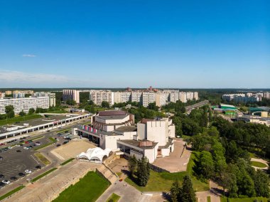 Moskova, Rusya - 27 Mayıs. 2018. Zelenograd bir kültür merkezi binası
