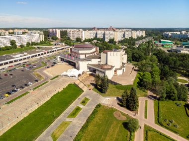 Moskova, Rusya - 27 Mayıs. 2018. Zelenograd bir kültür merkezi binası