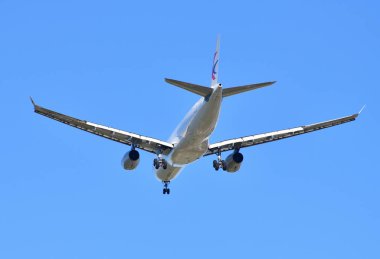 Sheremetyevo, Rusya Federasyonu - 16 Mayıs. 2018. airbus a330 bir havayolu şirketi Çin Doğu Havayolları
