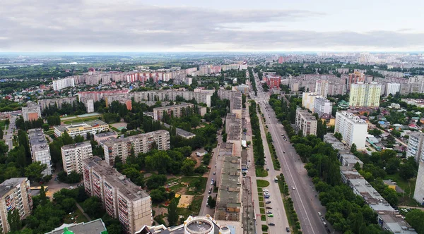 Rusya Lipetsk Şehri Yukarıdan Görüntüleyin — Stok fotoğraf