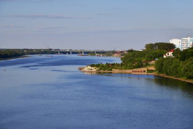 Oka Nehri Moskova Nehri, Rusya'nın kesiştiği yerde