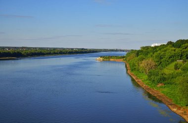 Oka Nehri Moskova Nehri, Rusya'nın kesiştiği yerde