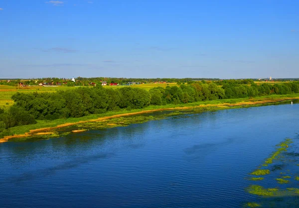 Floden Semislavka Voskresensk Ryssland — Stockfoto