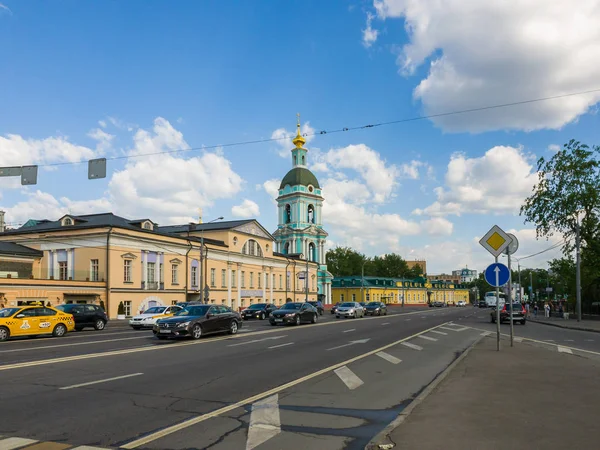 Moscow Russia May 2018 Yauzskaya Street One Oldest Streets City — Stock Photo, Image