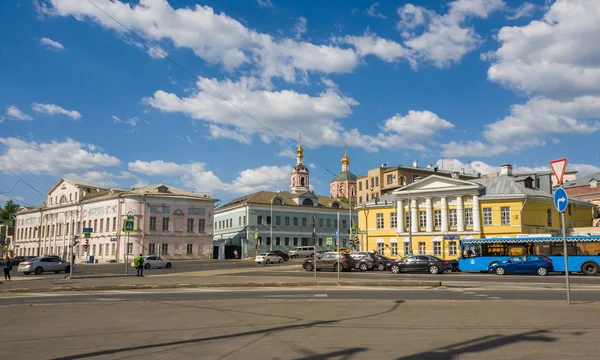 Moscow Russia May 2018 Yauzskaya Street One Oldest Streets City — Stock Photo, Image