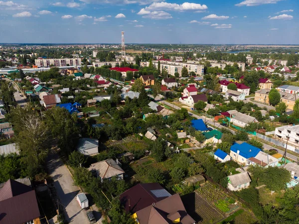 Utsikt Från Toppen Gryazi Stad Lipetsk Regionen Ryssland — Stockfoto