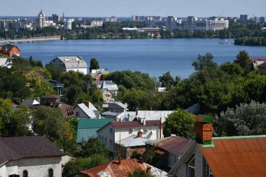 Voronej şehir ve nehir Rusya'da görünümü