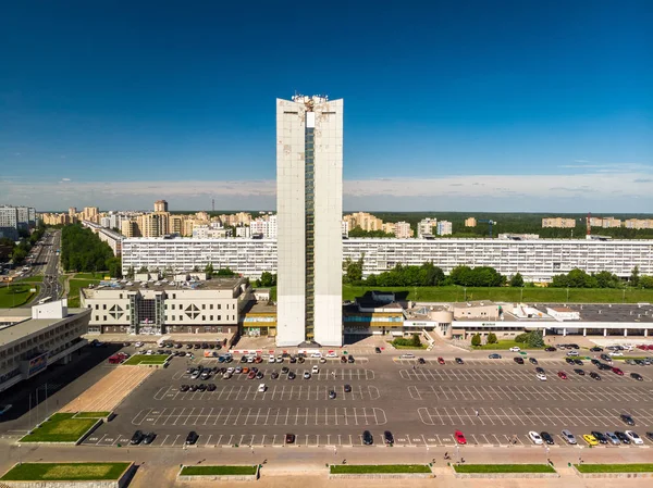 Aparcamiento Plaza Central Zelenograd Rusia — Foto de Stock