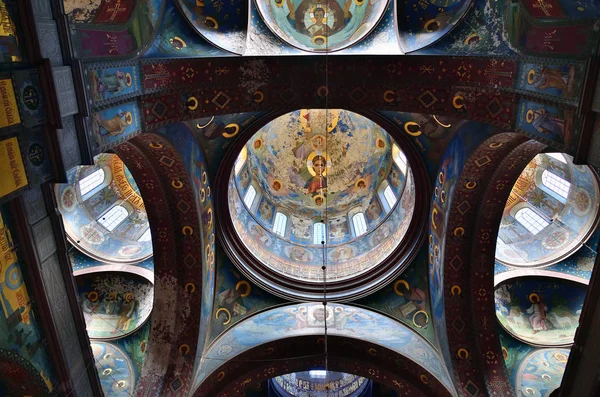 Nuevo Athos Abjasia Frescos Las Paredes Del Monasterio — Foto de Stock