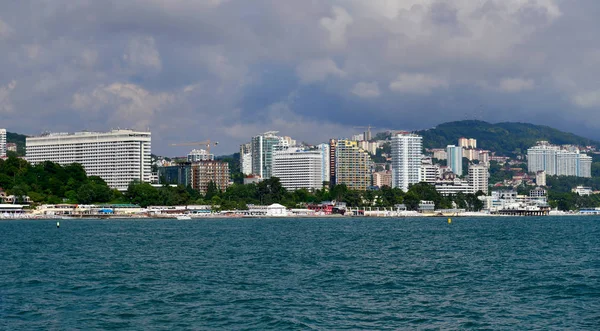 Sochi Rusya Federasyonu Haziran 2018 Deniz Tarafında Şehir Görünümünü — Stok fotoğraf