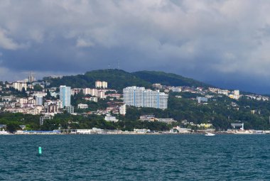 kenti bir deniz tarafında, Sochi, Rusya
