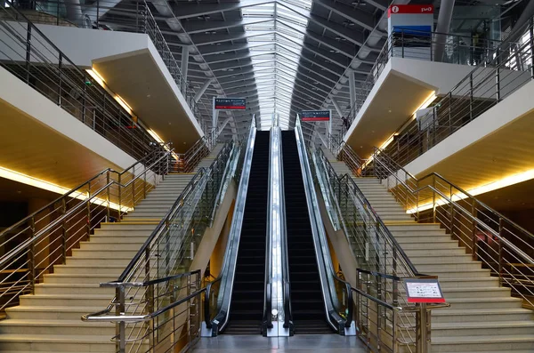 Sochi Rusland Mei 2018 Een Olympic Park Treinstation Adler — Stockfoto