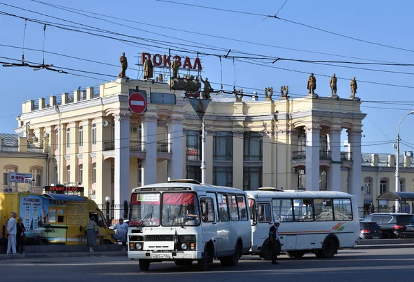 Voronezh Rusland Augustus 2018 Een Treinstation Dat Voronezj Heet — Stockfoto