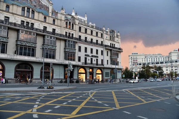 Moscou Russie Septembre 2018 Passage Théâtral Hôtel Metropol — Photo