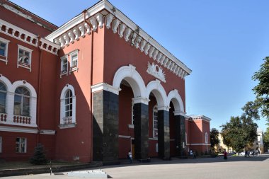 Voronej, Rusya Federasyonu - 23 Ağustos. garrison memurları ev evler 2018 bina