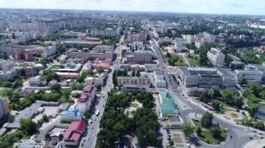 Rusya'da Lipetsk şehri yukarıdan görüntüleyin