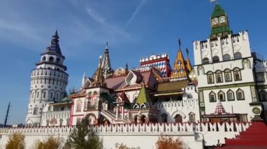 Moskova, Rusya - 14 Ekim. 2018. Izmailovo Kremlin