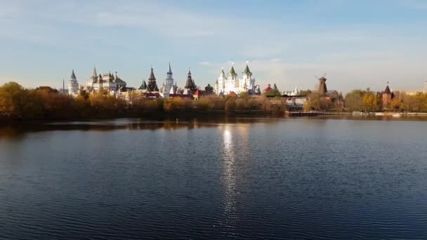 Izmailovo kremlin in Moskou, Rusland — Stockvideo