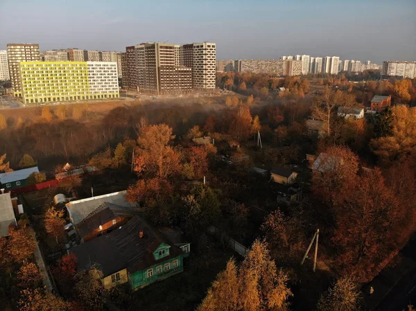 Villaggio Vicino Alla Città Russia — Foto Stock