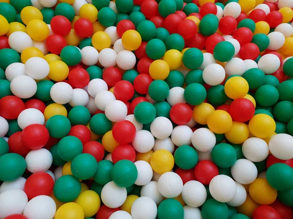 The Colored balls from the pool closeup — Stock Photo, Image