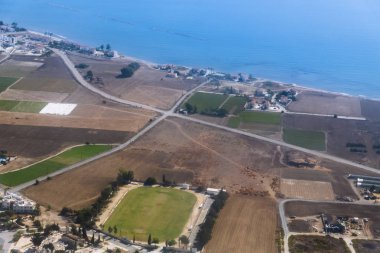 Bir Pervolia Köyü, Kıbrıs üstten görünüm
