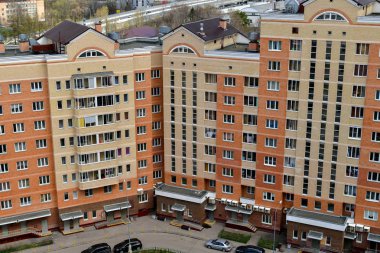 Zelenograd idari bölge Moskova, Rusya bölgede uyku üstten görünüm