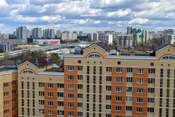 Moscou Russie Avril 2018 Vue Une Zone Couchage Dans District — Photo