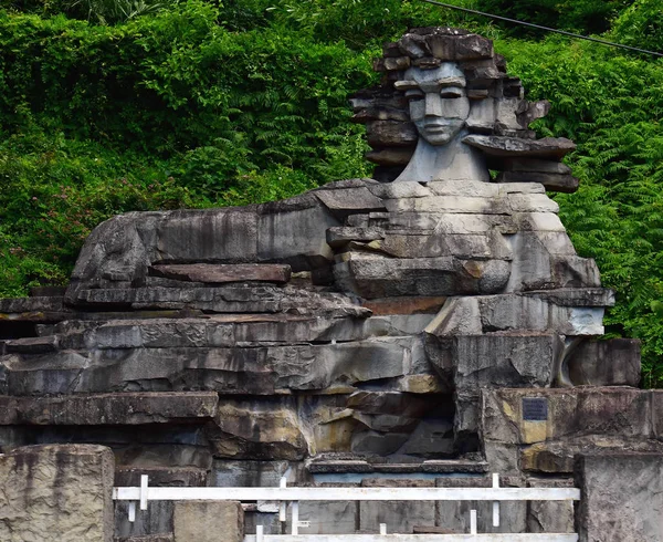 Sotschi Russland Juni 2018 Matsesta Eine Skulptur Auf Kurortny Prospekt — Stockfoto