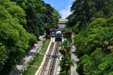 Bir Sochi, Rusya Federasyonu Merkez askeri sanatoryumda füniküler