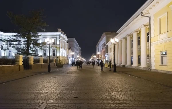 Nizhny Novgorod Russland 2015 Bolshaya Pokrovskaya Street Eine Touristische Fußgängerzone — Stockfoto