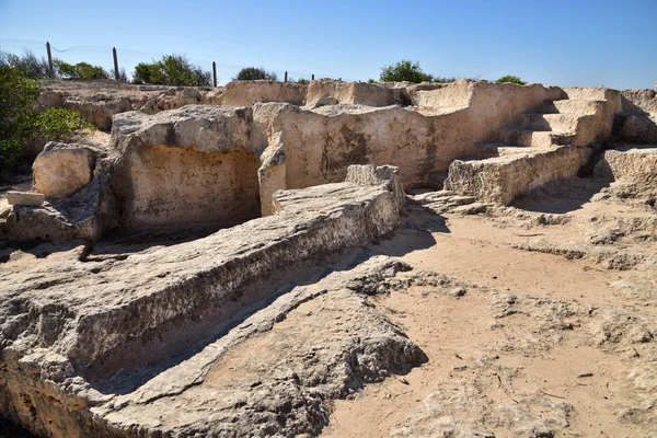 Makronissos Ancienne tombe à Ayia Napa, Chypre — Photo