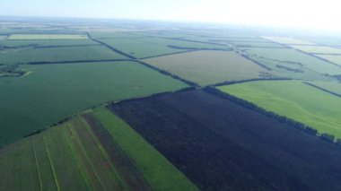 Çok yüksekten çekilmiş Rusya alanları