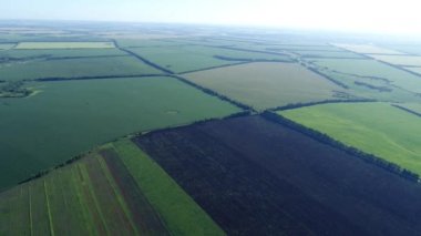 Çok yüksekten çekilmiş Rusya alanları