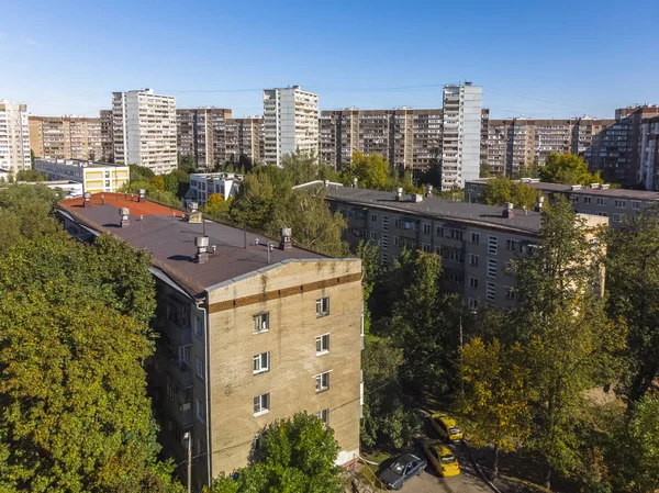 Moskova, Rusya eski ilçe farklı yükseklikte konut