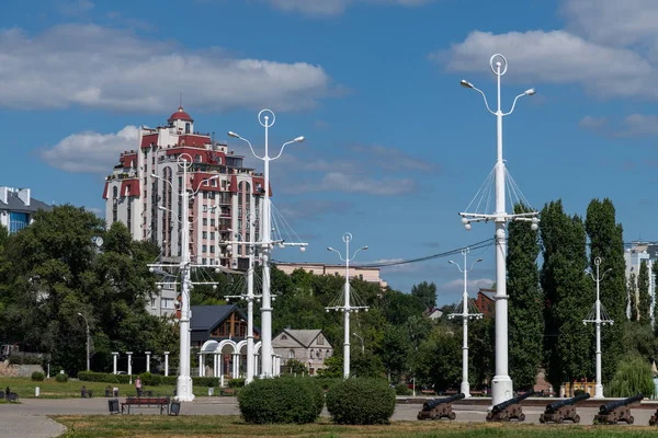 Admiralteiskaya 광장에서 시 센터의 보기 — 스톡 사진