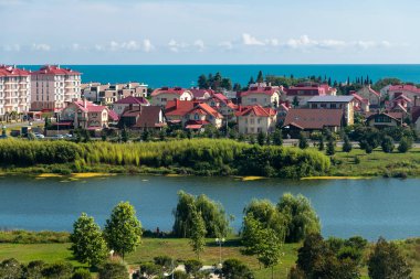 Cityscape Rusya'nın Soçi Adler bölge içinde. Resort