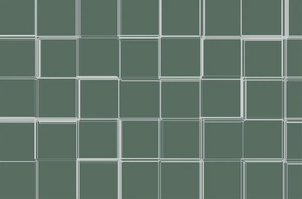 Zielone tło geometrycznych z kwadratów — Zdjęcie stockowe