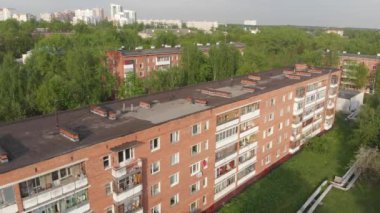 Moskova'da Zelenograd eski evler, Rusya