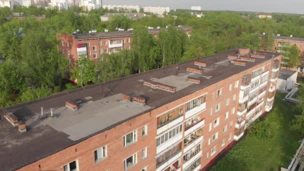Régi házak Zelenograd, Moszkva, Oroszország — Stock videók