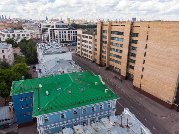 Москва, Россия - 2 июня 2019 года. Исторический центр города, вид сверху — стоковое фото