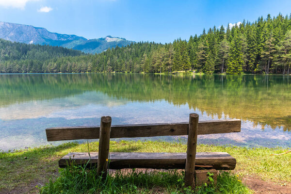 Montenegro, The Durmitor National Park in Zabljak , Black Lake