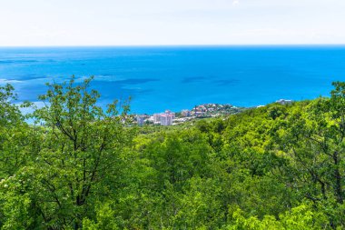 Foros Karadeniz ile güzel manzara. Kırım