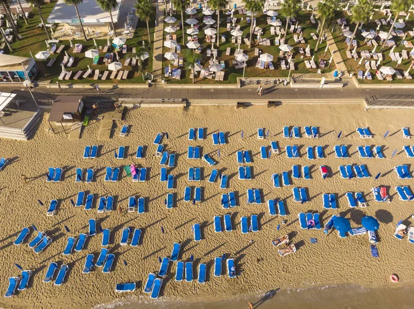 Vista dall'alto sulla famosa spiaggia Sunrise a Protaras, Cipro — Foto Stock
