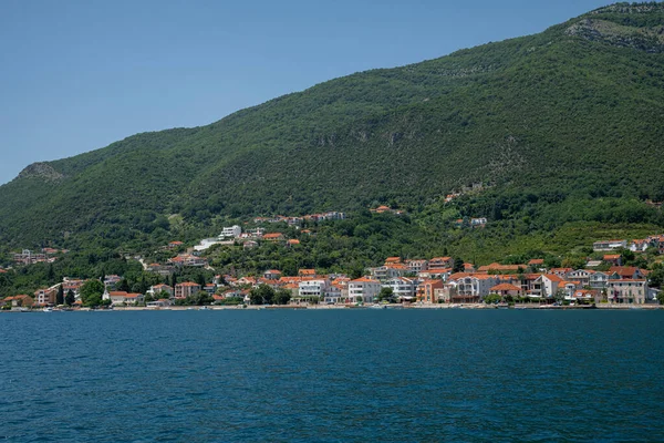 Kilátás Régi Város Kotor Bay Montenegró — Stock Fotó