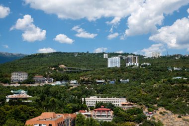 Gaspra manzarası - Kırım 'da tatil köyü