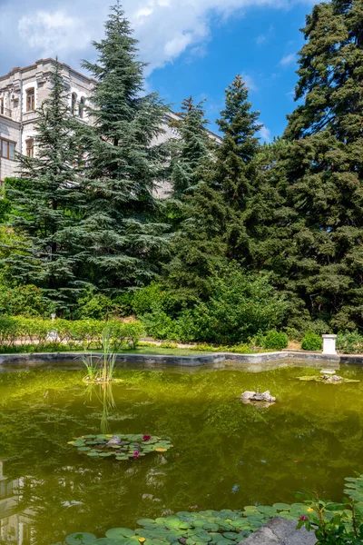 Koreiz Crimea Luglio 2019 Bellissimo Parco Territorio Palazzo Principi Yusupov — Foto Stock