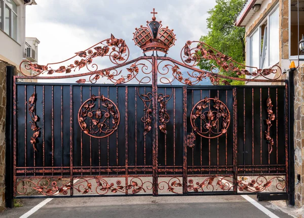 Koreiz Crimea Julio 2019 Puerta Entrada Del Palacio Los Príncipes — Foto de Stock