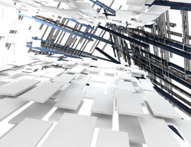 3D arka plan kavramı. 3D render illüstrasyon