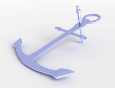 Archor simgesi kavramı. 3D illlustration